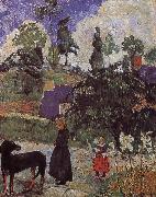 Paul Gauguin There are lily scenery oil painting